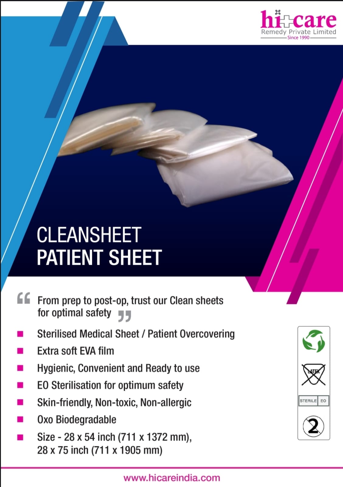 CLEAN SHEET PROCEDURE DRAPE