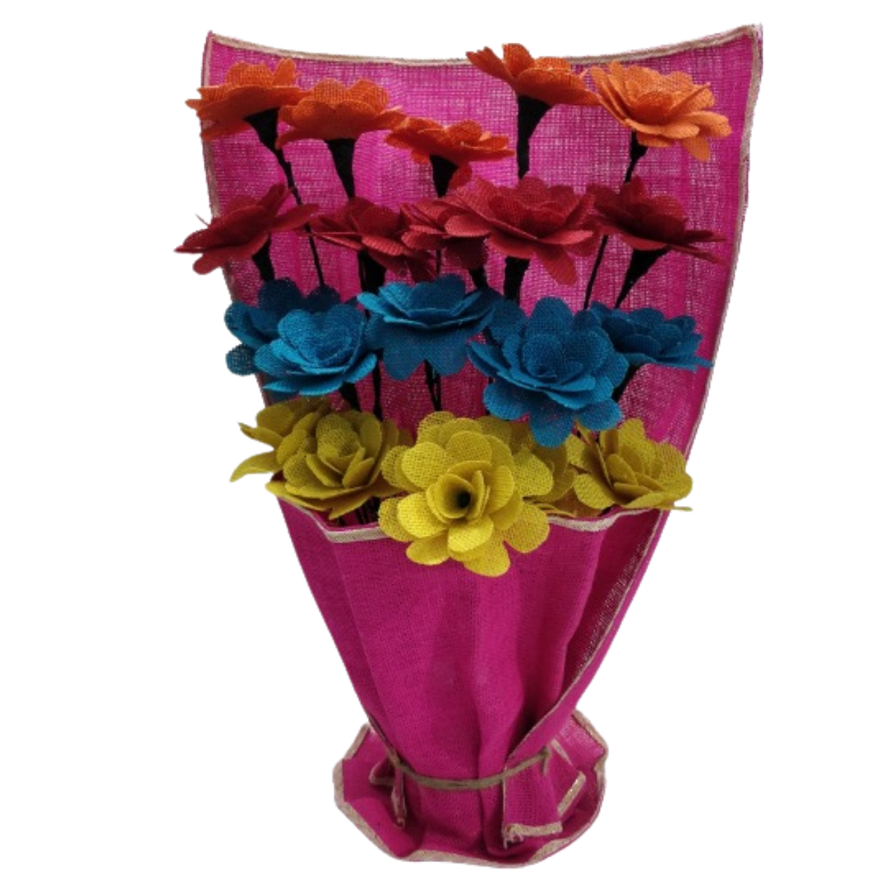 Jute Flowers Everlasting Stand FB Bouquet