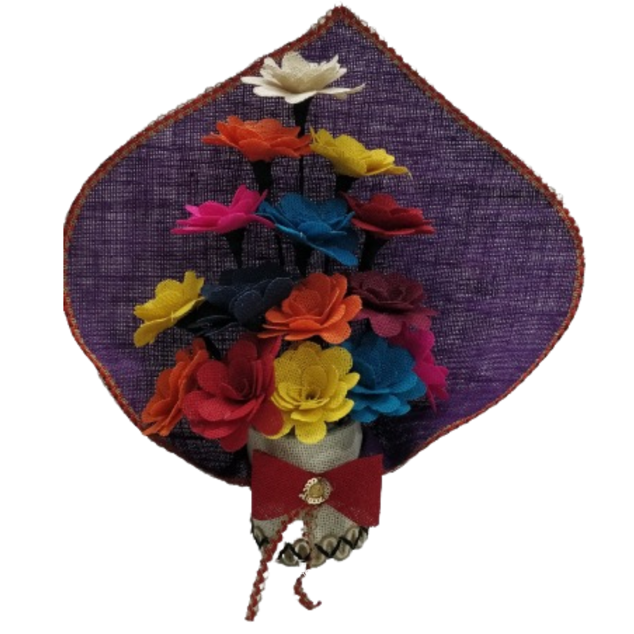 Everlasting BF Jute Flower Stand Bouquet