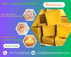 Shahadwale Pure Natural Beeswax – Crafted from our own bee hives, a versatile, golden treasure perfect for cosmetics, candles, and more.