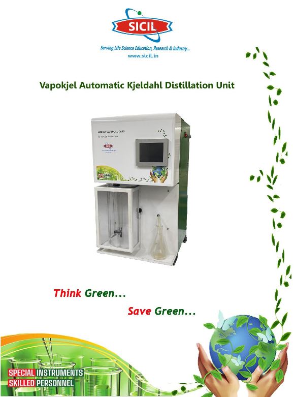 Vapokjel Automatic Kjeldahl Distillation Unit