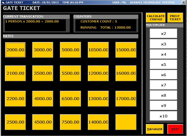 Coupon Printing Software | ATS GateTicket