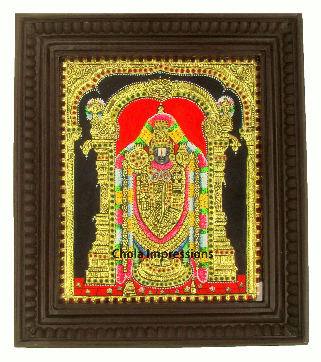 Sri Balaji Tanjore Painting (GI Tagged)