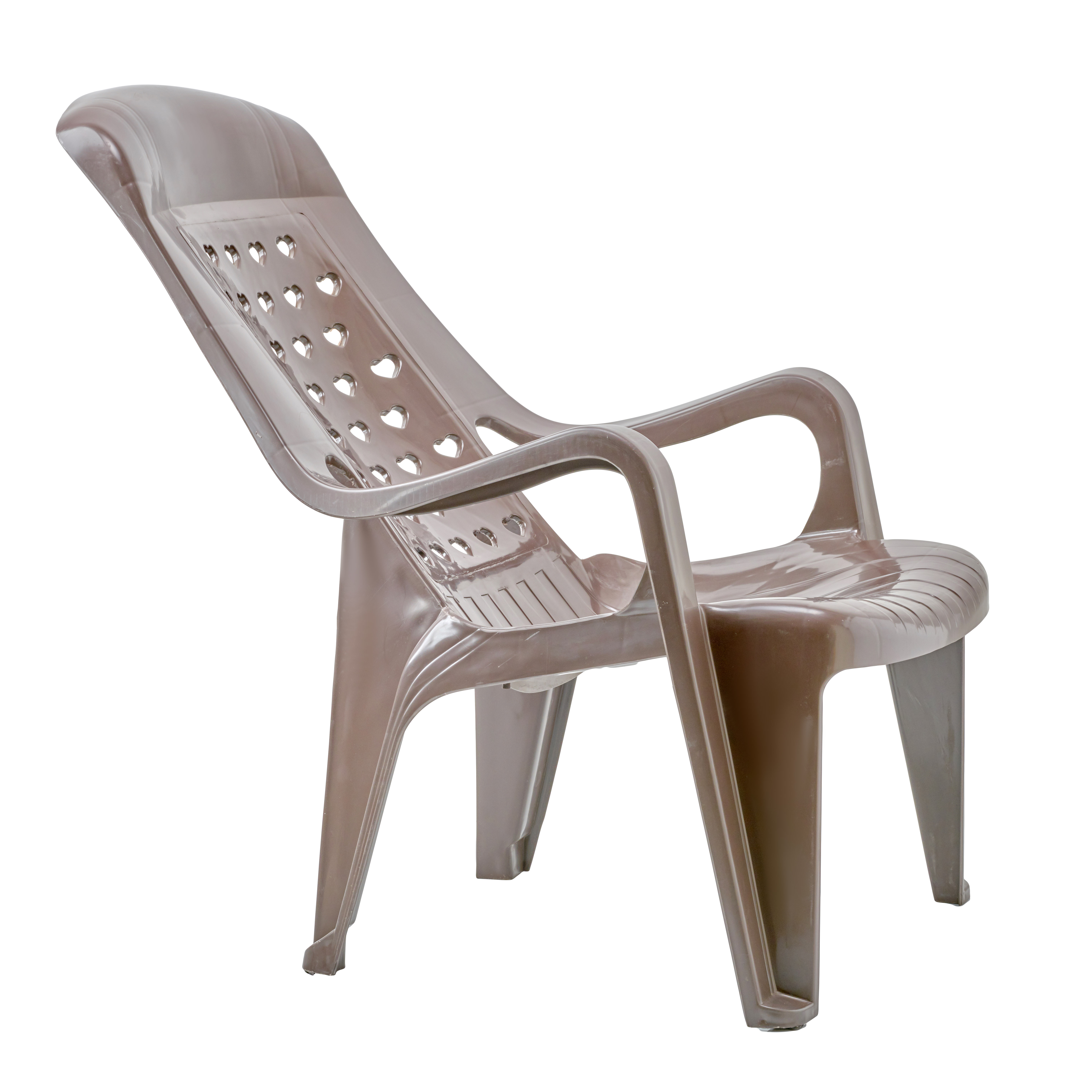 Samruddhi Plastic Chair Relaxo with Arm| Chairs for Home| Dining Room| Bedroom| Kitchen| Living Room| Office-Outdoor-Garden | Dust Free |100% Polyprop