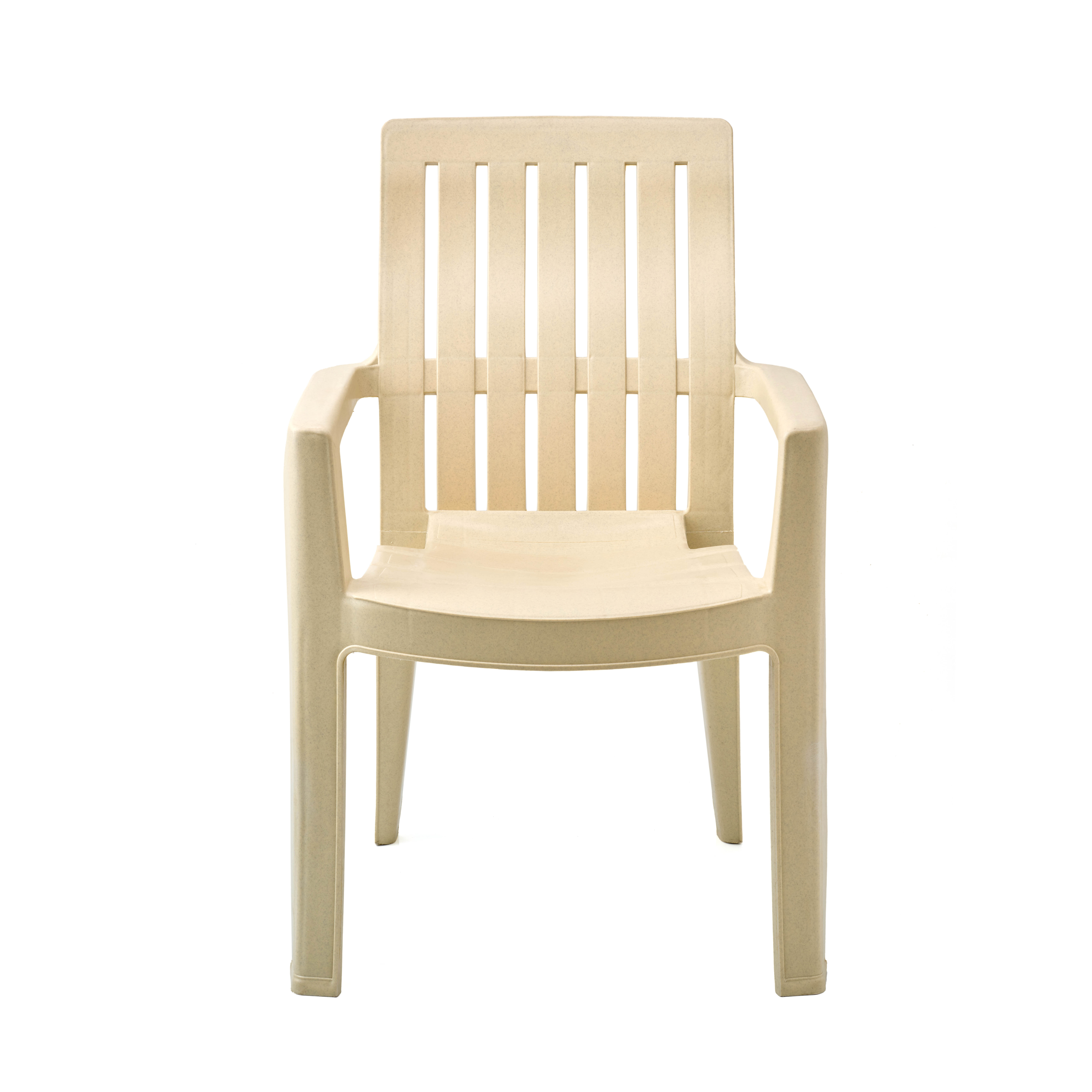 Samruddhi Plastic Chair Orthospine with Arm| Chairs for Home| Dining Room| Bedroom| Kitchen| Living Room| Office-Outdoor-Garden | Dust Free |100% Poly