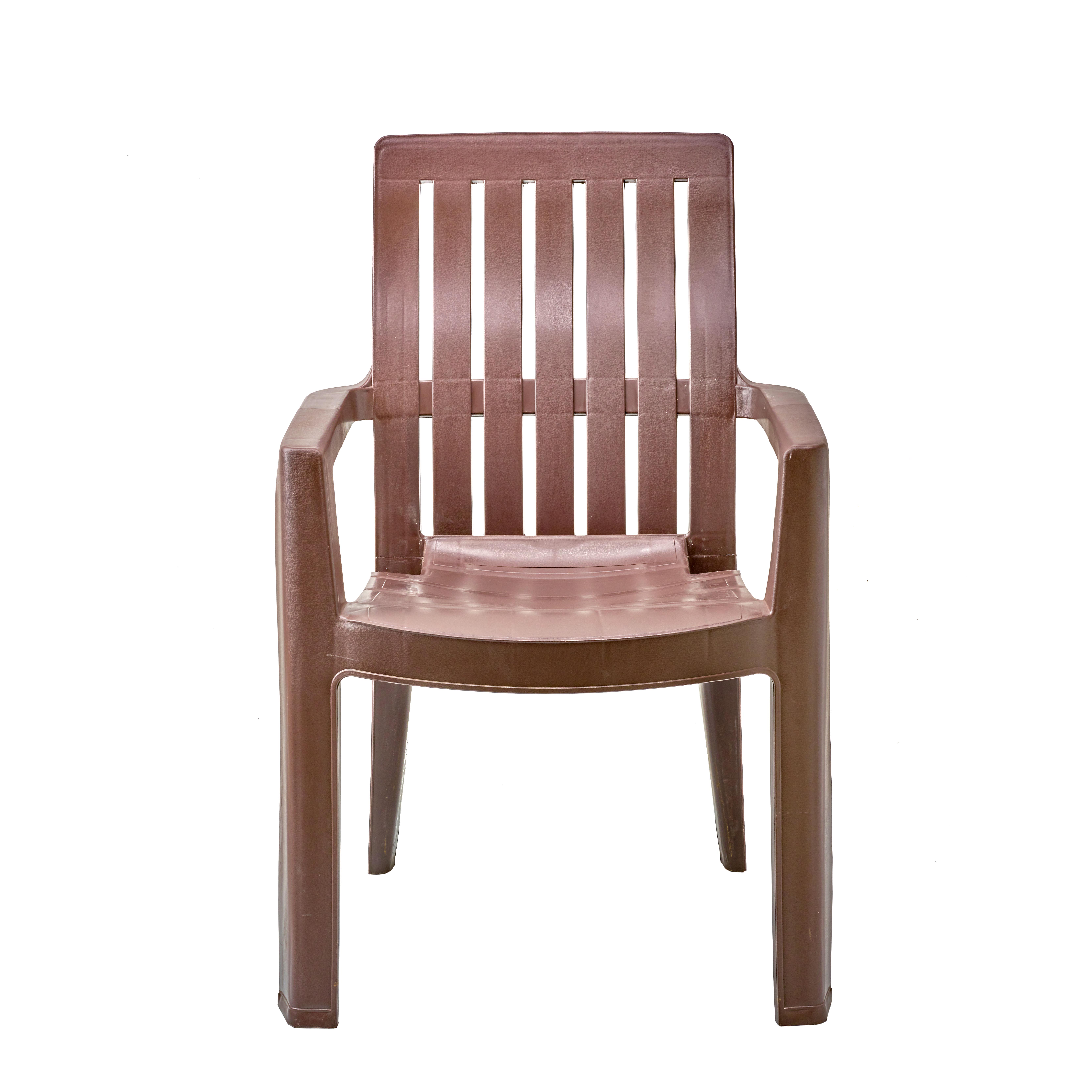 Samruddhi Plastic Chair Ortho (Ecoline) with Arm| Chairs for Home| Dining Room| Bedroom| Kitchen| Living Room| Office-Outdoor-Garden | Dust Free |100%