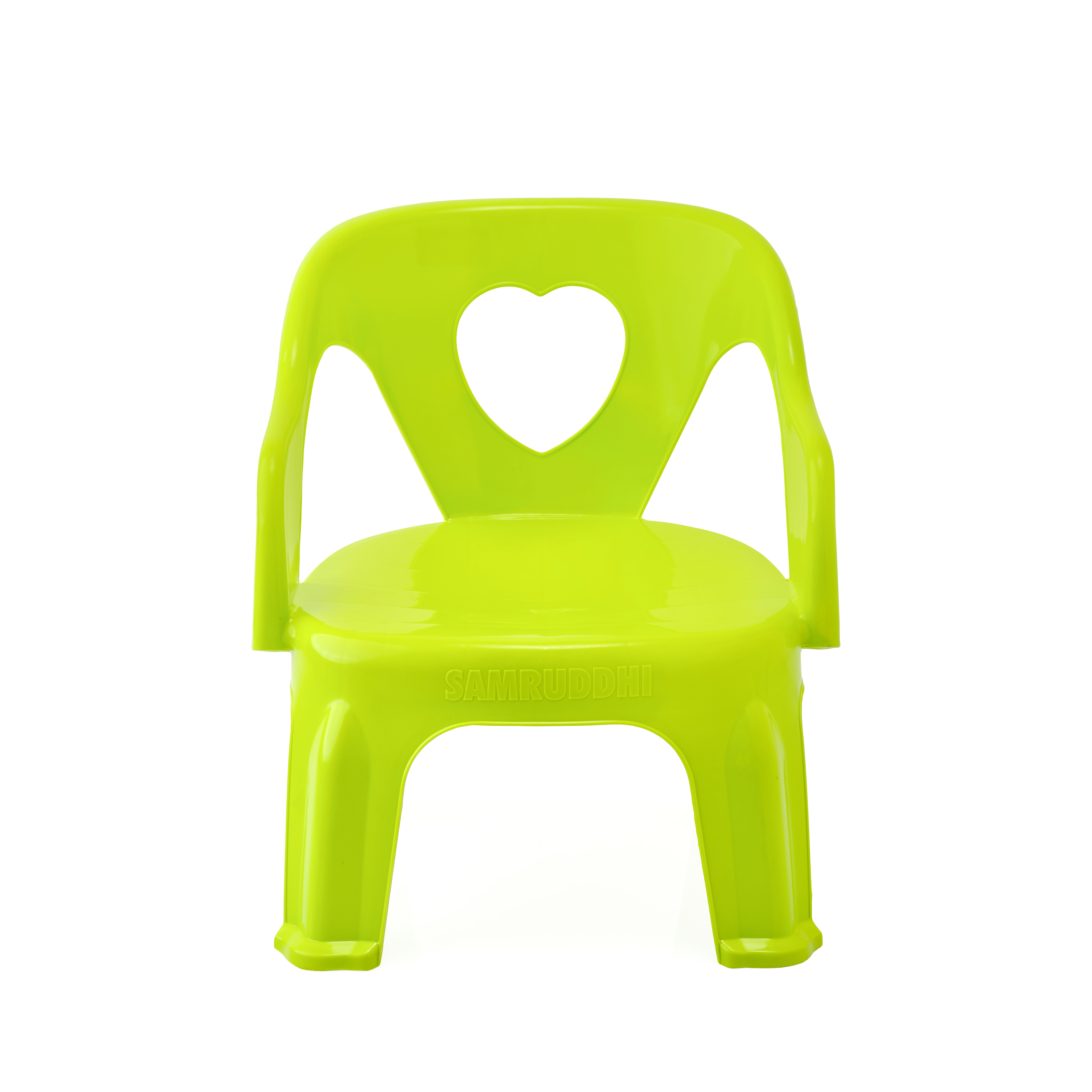 Samruddhi Plastic Baby Chair Chintu with Arm| Chairs for Home| Dining Room| Bedroom| Kitchen| Living Room| Office-Outdoor-Garden | Dust Free |100% Pol