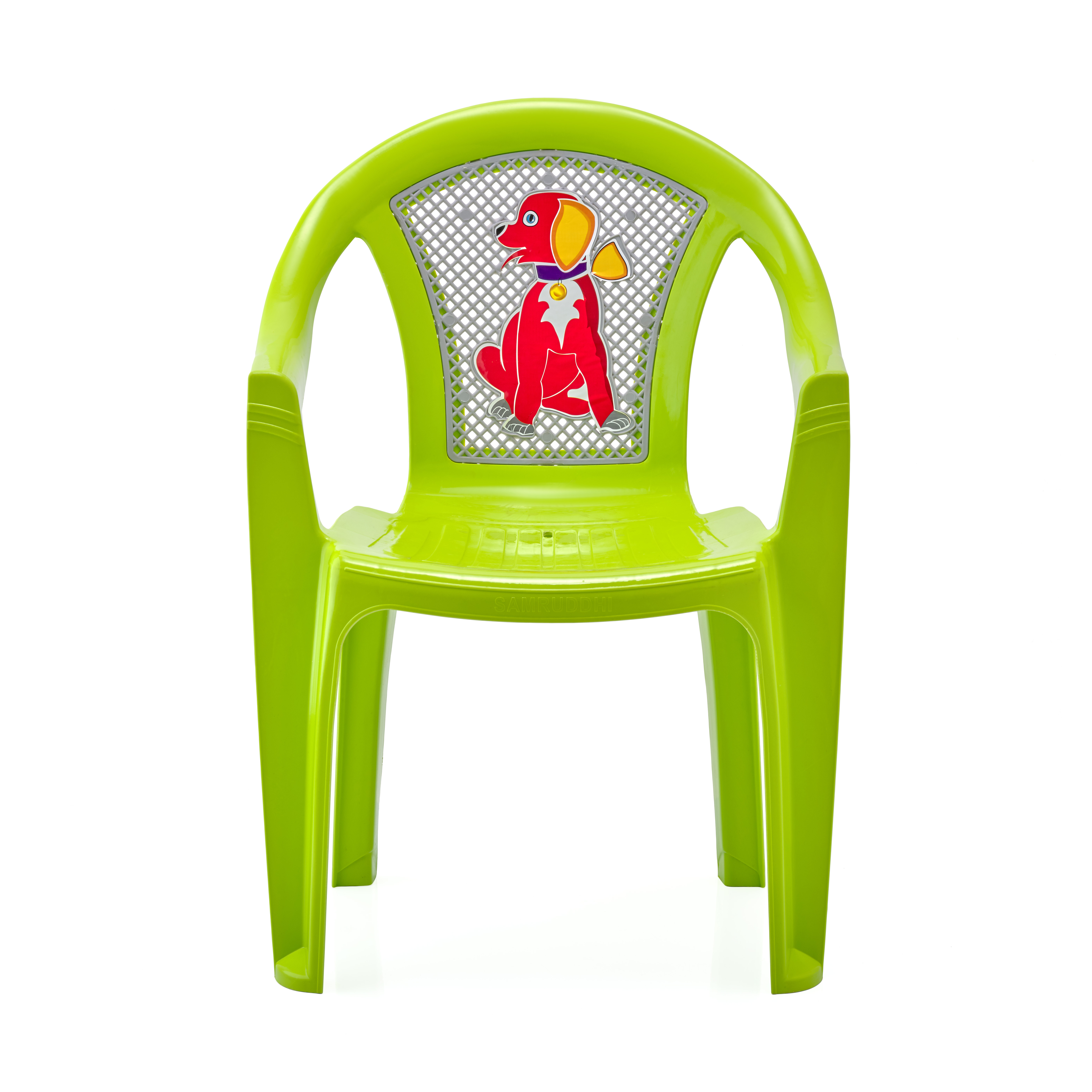 Samruddhi Plastic Baby Chair Tinu with Arm| Chairs for Home| Dining Room| Bedroom| Kitchen| Living Room| Office-Outdoor-Garden | Dust Free |100% Polyp