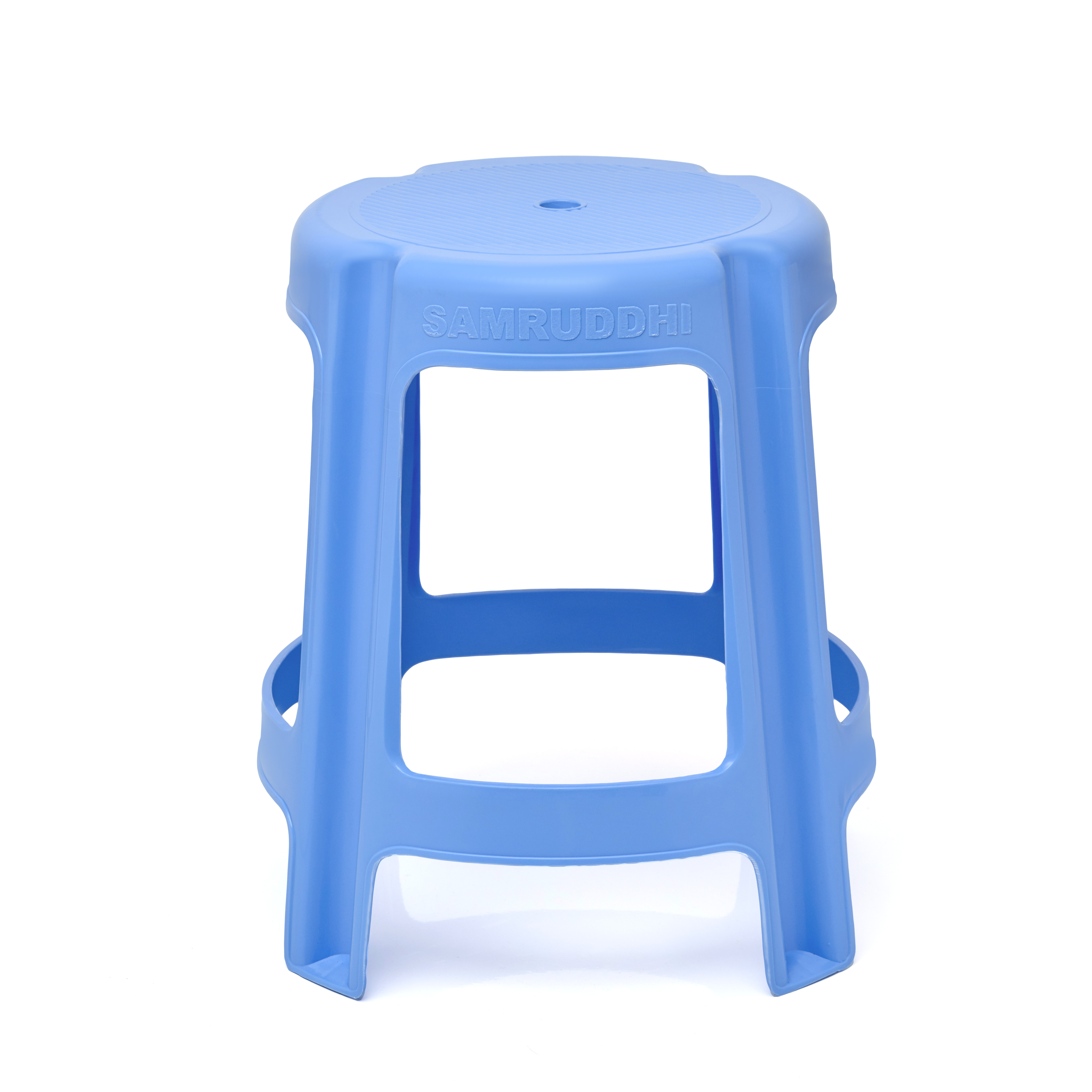 Samruddhi Plastic Stool Mile Stone| Stool for Home| Dining Room| Bedroom| Kitchen| Living Room| Office-Outdoor-Garden | Dust Free |100% Polypropylene 