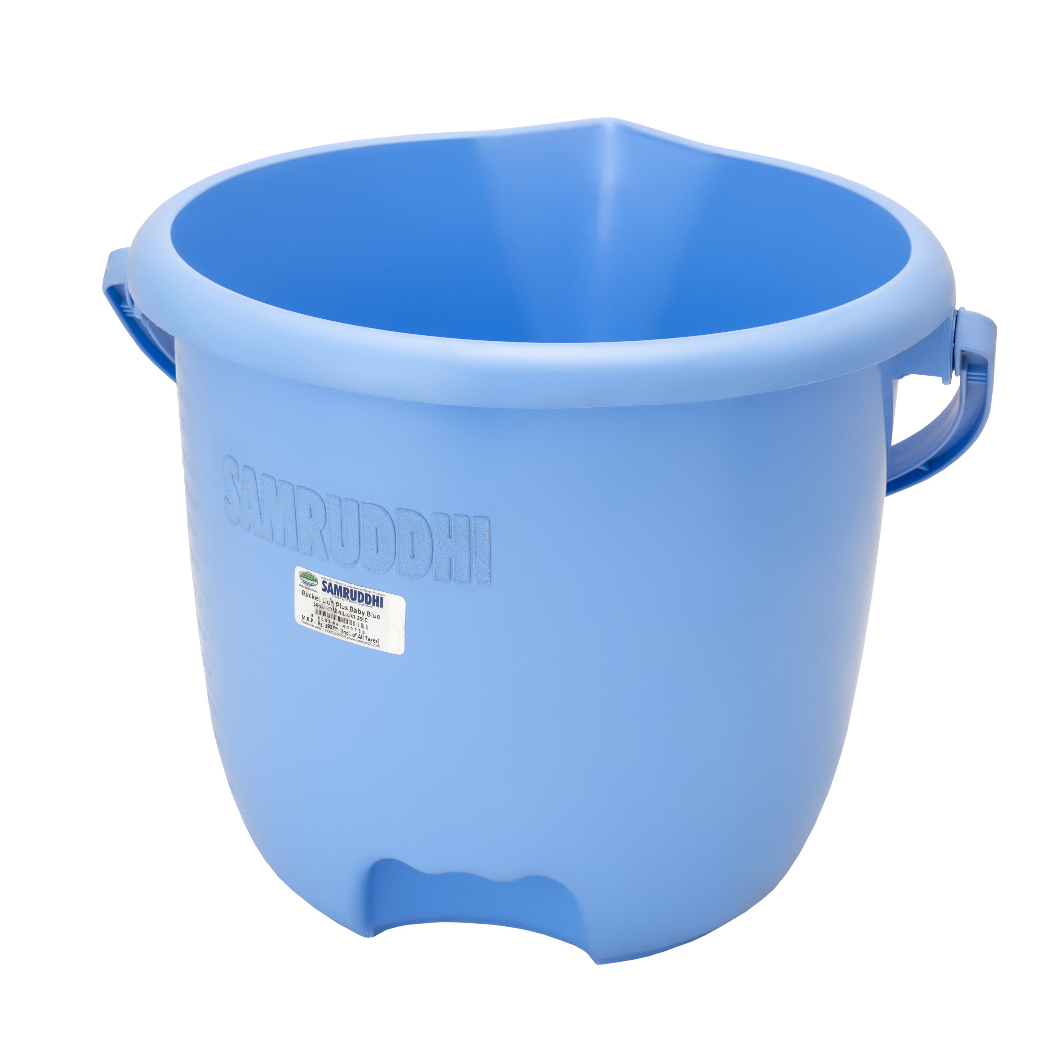 Bucket Lion Plus |16 Ltr. | Samruddhi Unbreakable Plastic |Bucket for Home| Dining Room|Bathroom | Bedroom| Kitchen| Living Room| Office-Outdoor-Garde