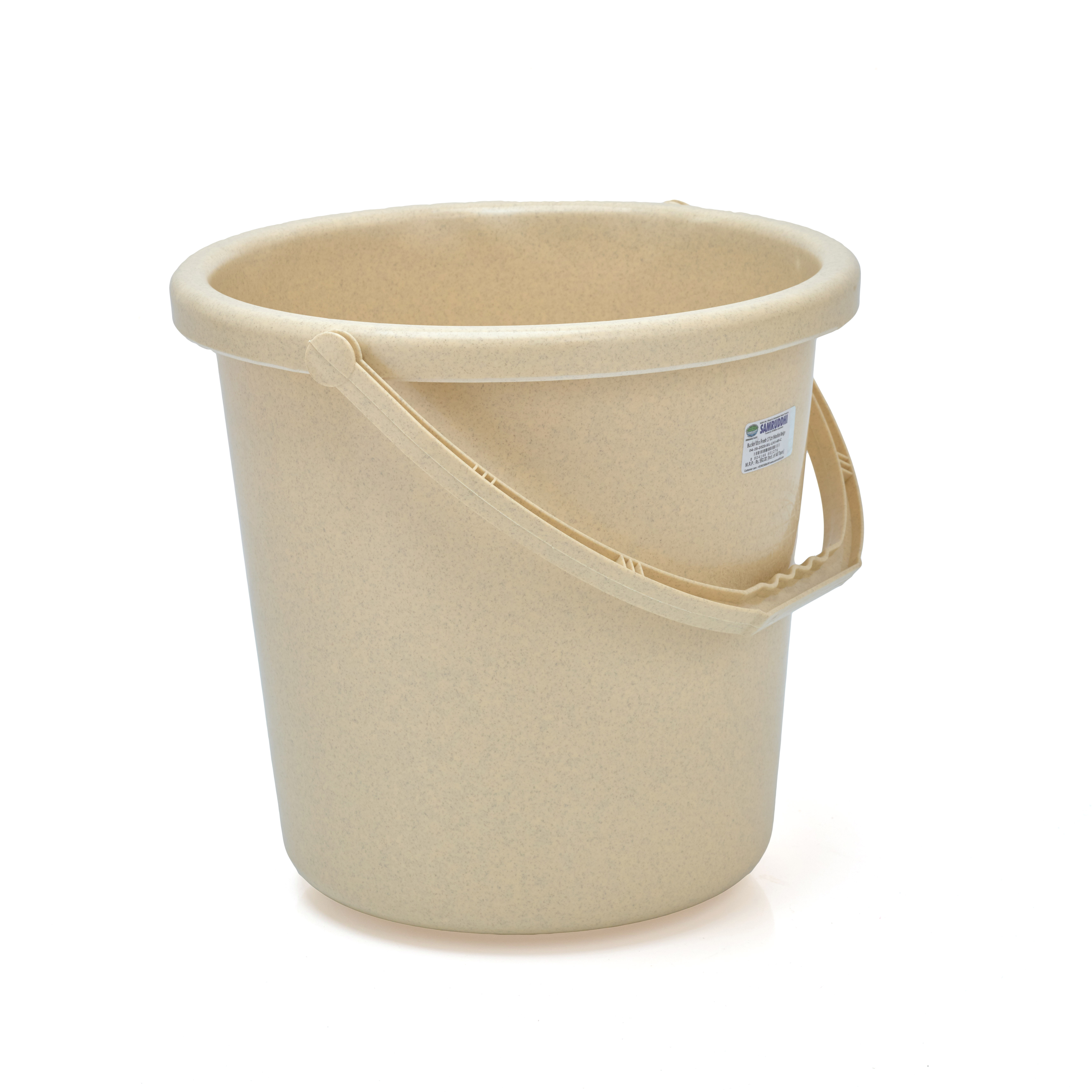 Bucket Ecofresh 17 |17 Ltr. | Samruddhi Unbreakable Plastic |Bucket for Home| Dining Room|Bathroom | Bedroom| Kitchen| Living Room| Office-Outdoor-Gar