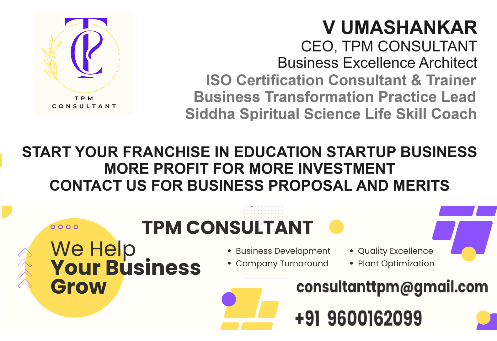 Virtual Business Scaleup Handhold Coach,