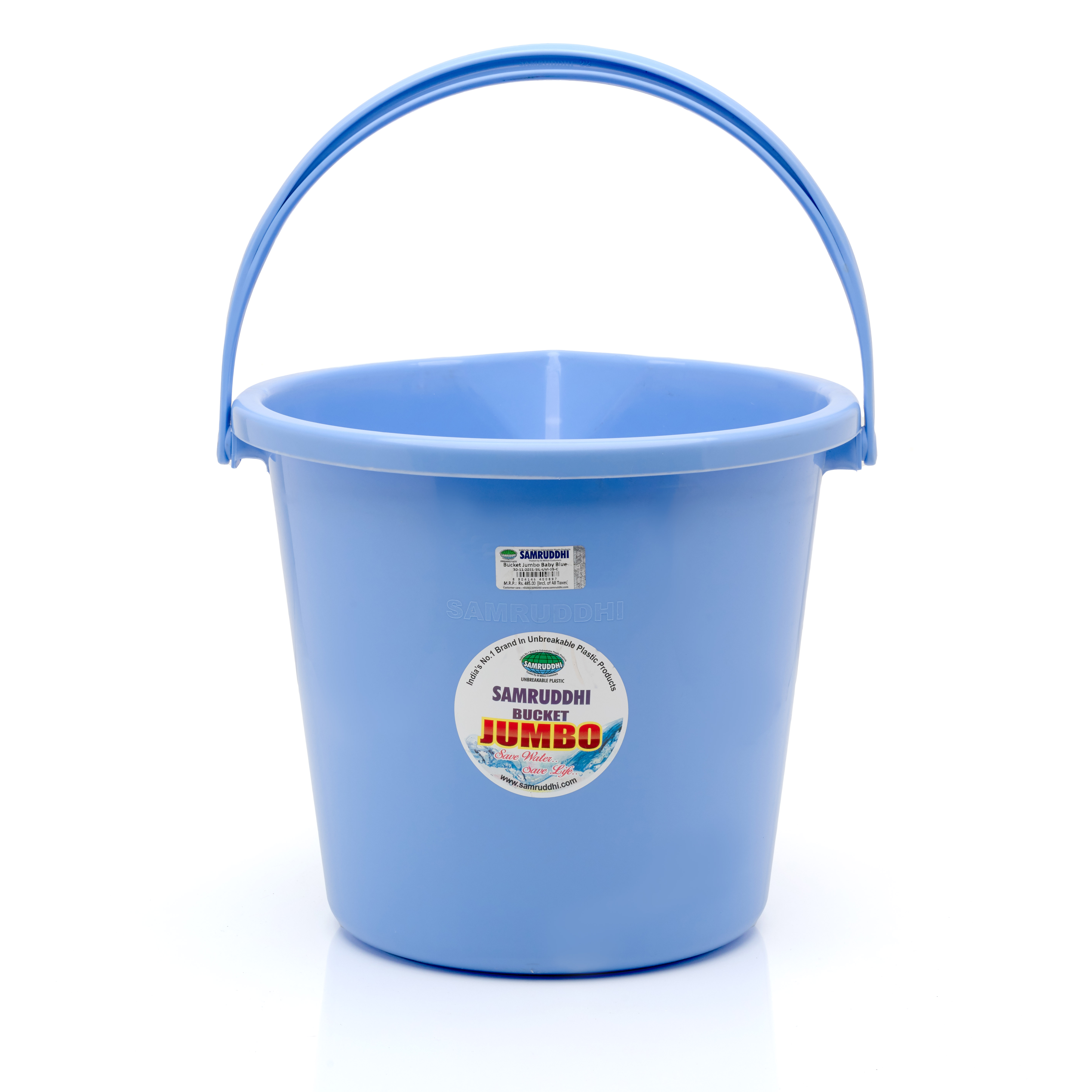 Bucket Jumbo|22 Ltr. | Samruddhi Unbreakable Plastic |Bucket for Home| Dining Room|Bathroom | Bedroom| Kitchen| Living Room| Office-Outdoor-Garden | D