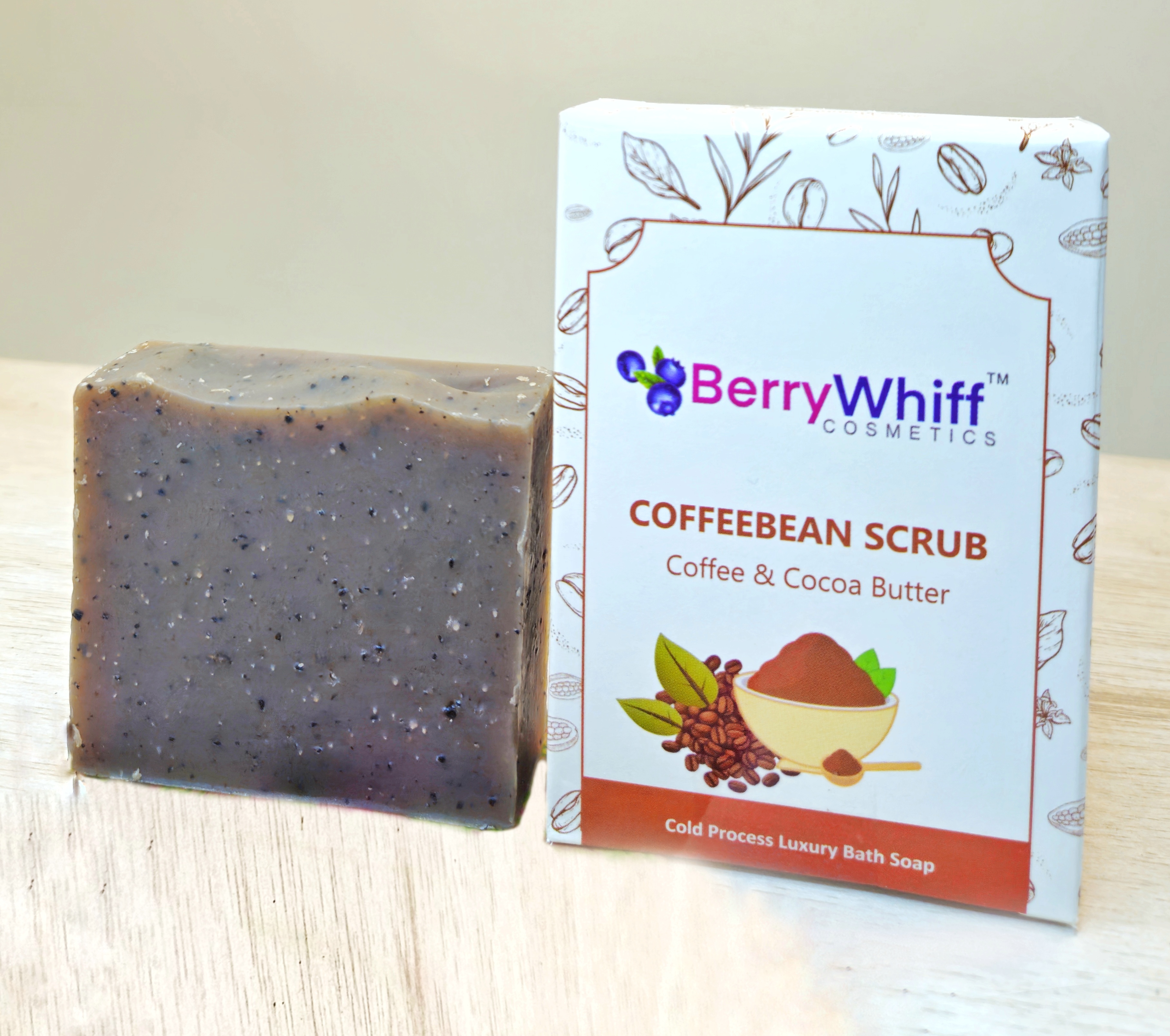 BerryWhiff Cosmetics [Coffee Bean Scrub Soap]