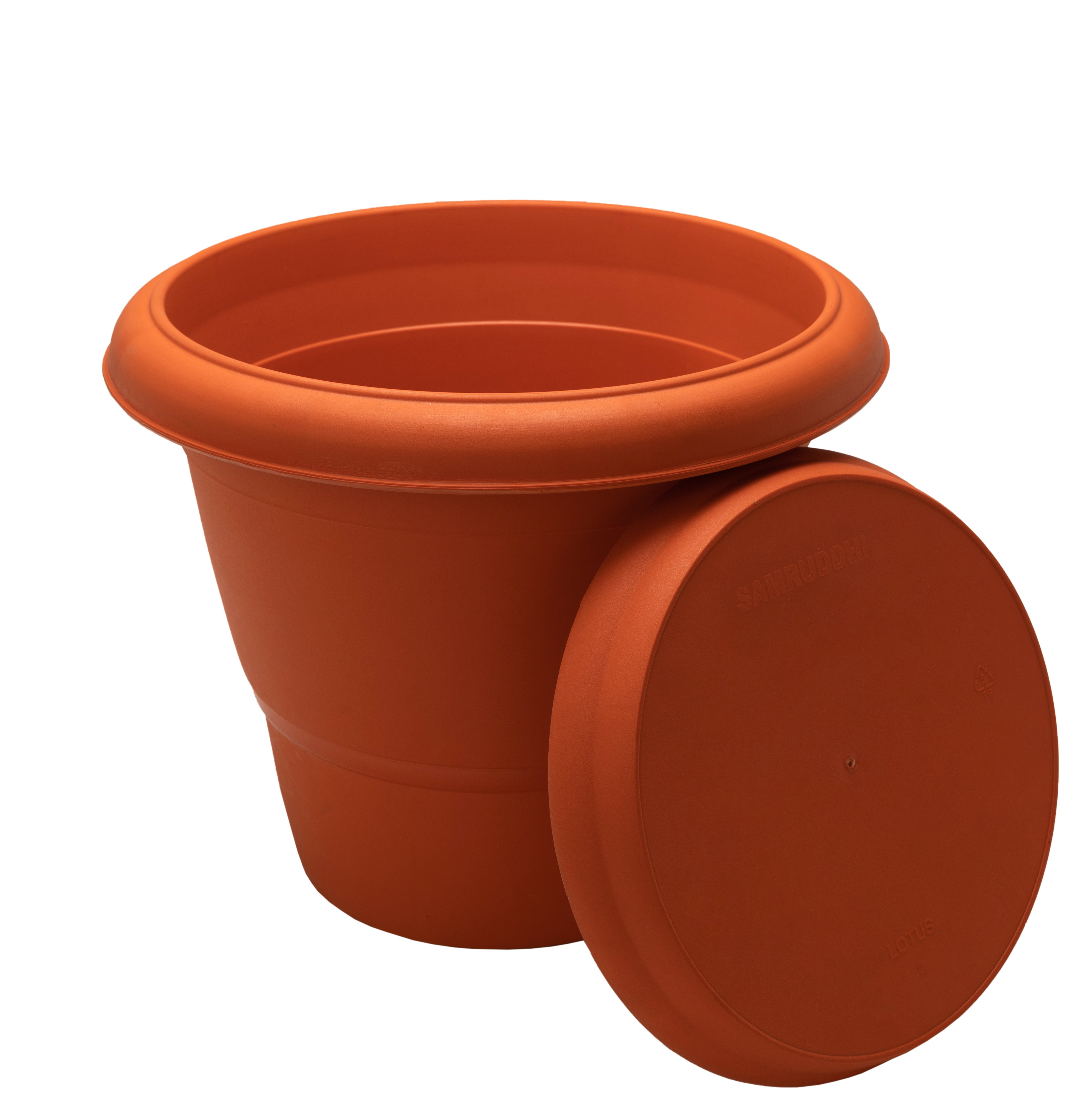 Planter Sunflower With Base Plate|22 Ltr. |Samruddhi Unbreakable Plastic | Planter for Home| Dining Room|Bathroom | Bedroom| Kitchen| Living Room| Off