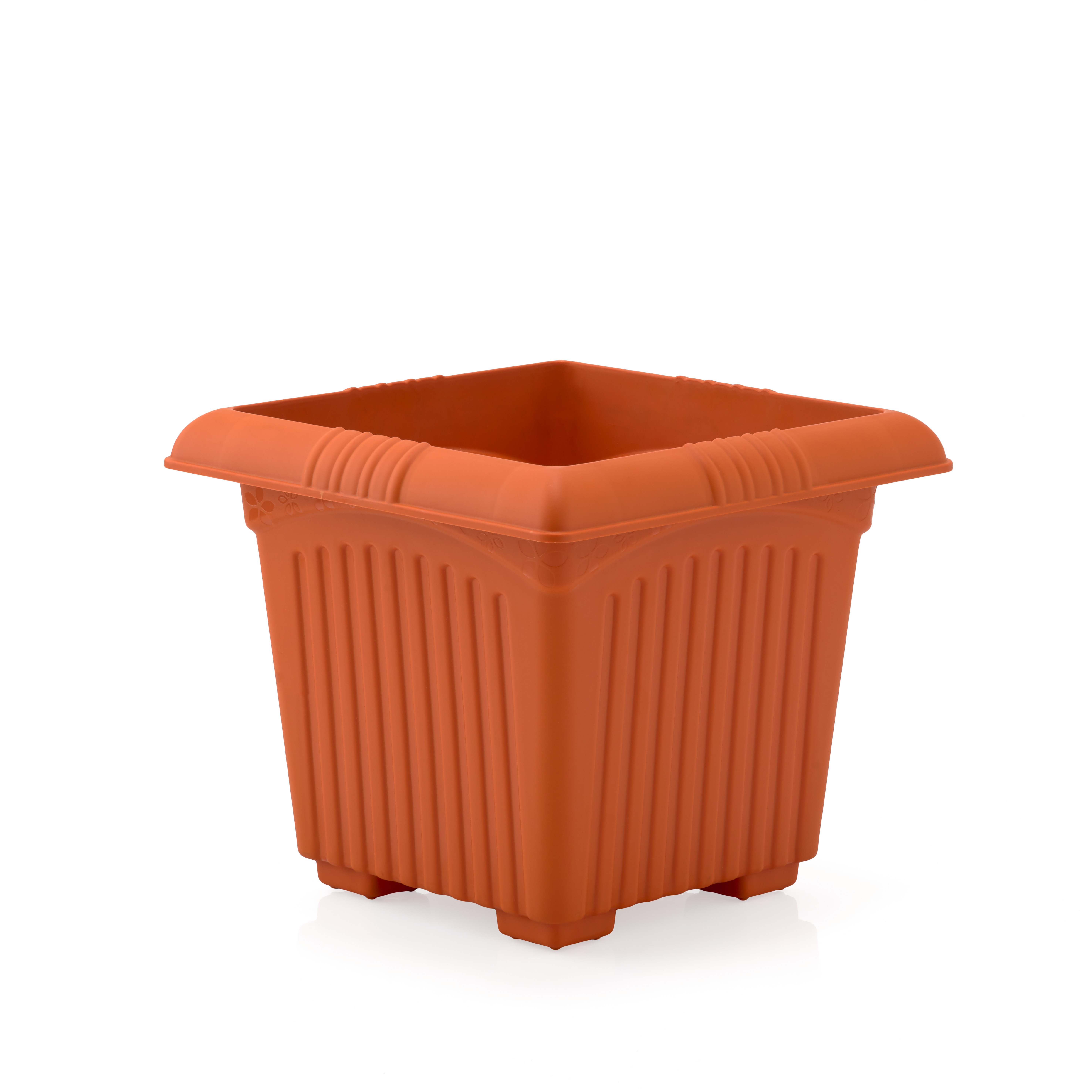Planter Square 10 |7 Ltr.|Samruddhi Unbreakable Plastic | Planter for Home| Dining Room|Bathroom | Bedroom| Kitchen| Living Room| Office-Outdoor-Garde