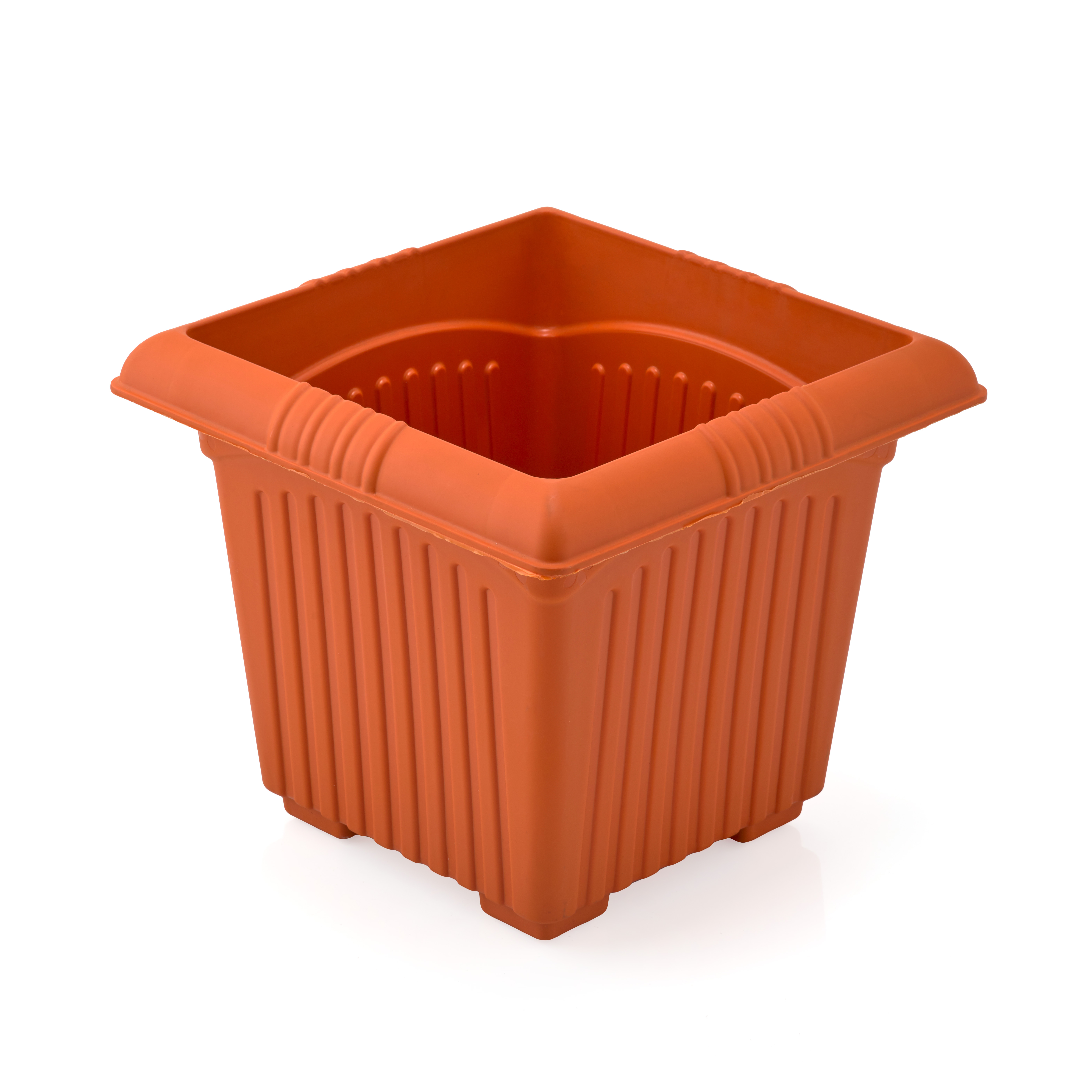 Planter Square 12|12.5 Ltr| Samruddhi Unbreakable Plastic | Planter for Home| Dining Room|Bathroom | Bedroom| Kitchen| Living Room| Office-Outdoor-Gar