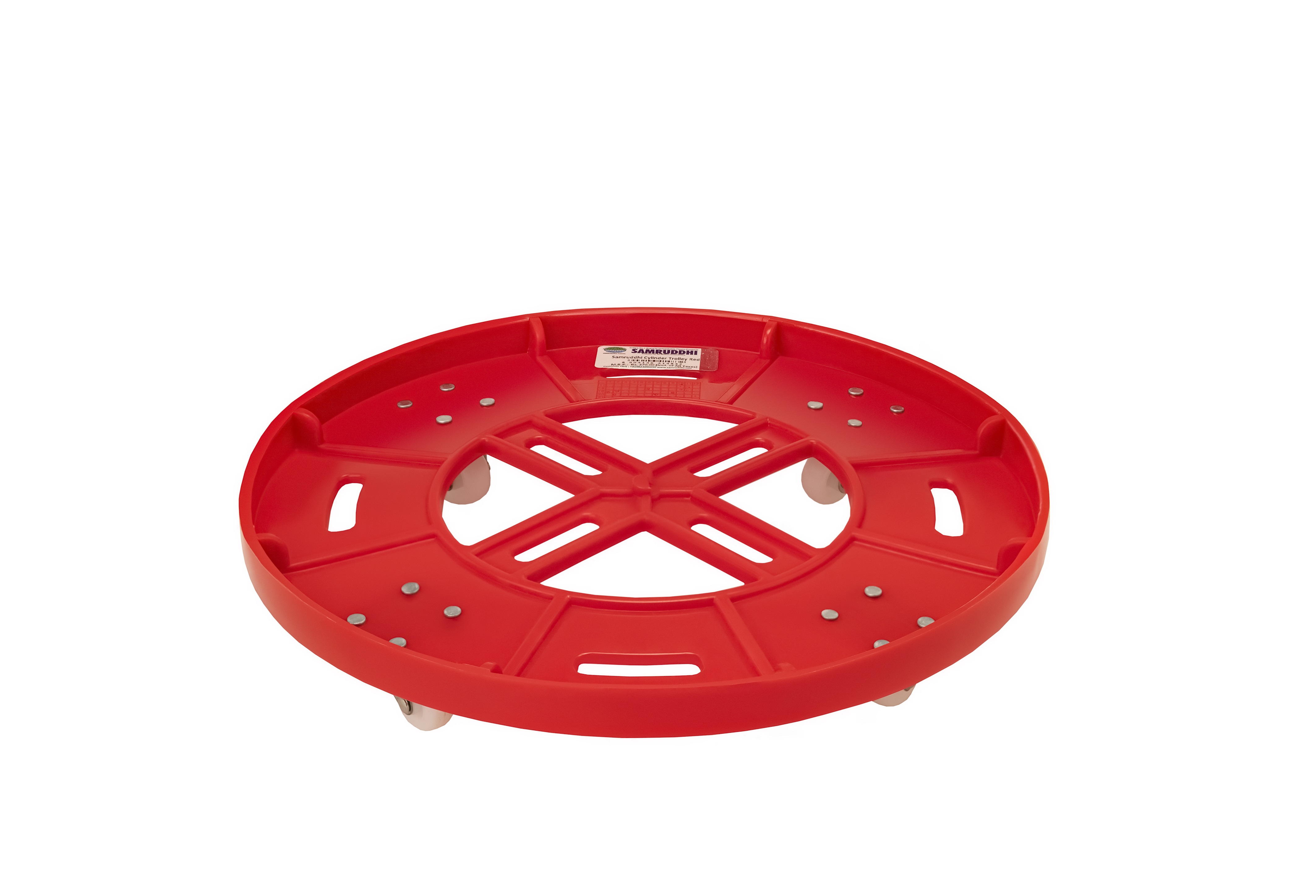 Samruddhi Cylinder Trolley|Samruddhi Unbreakable Plastic | Basket for Home| Dining Room|Bathroom | Bedroom| Kitchen| Living Room| Office-Outdoor-Garde