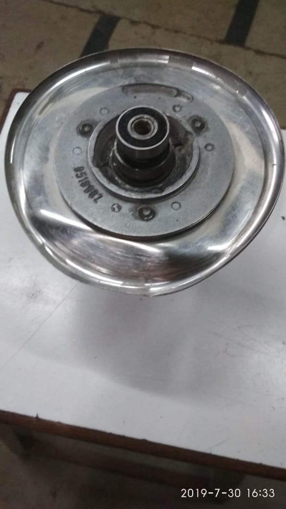 Damaged Deflection Plate Of Spindles