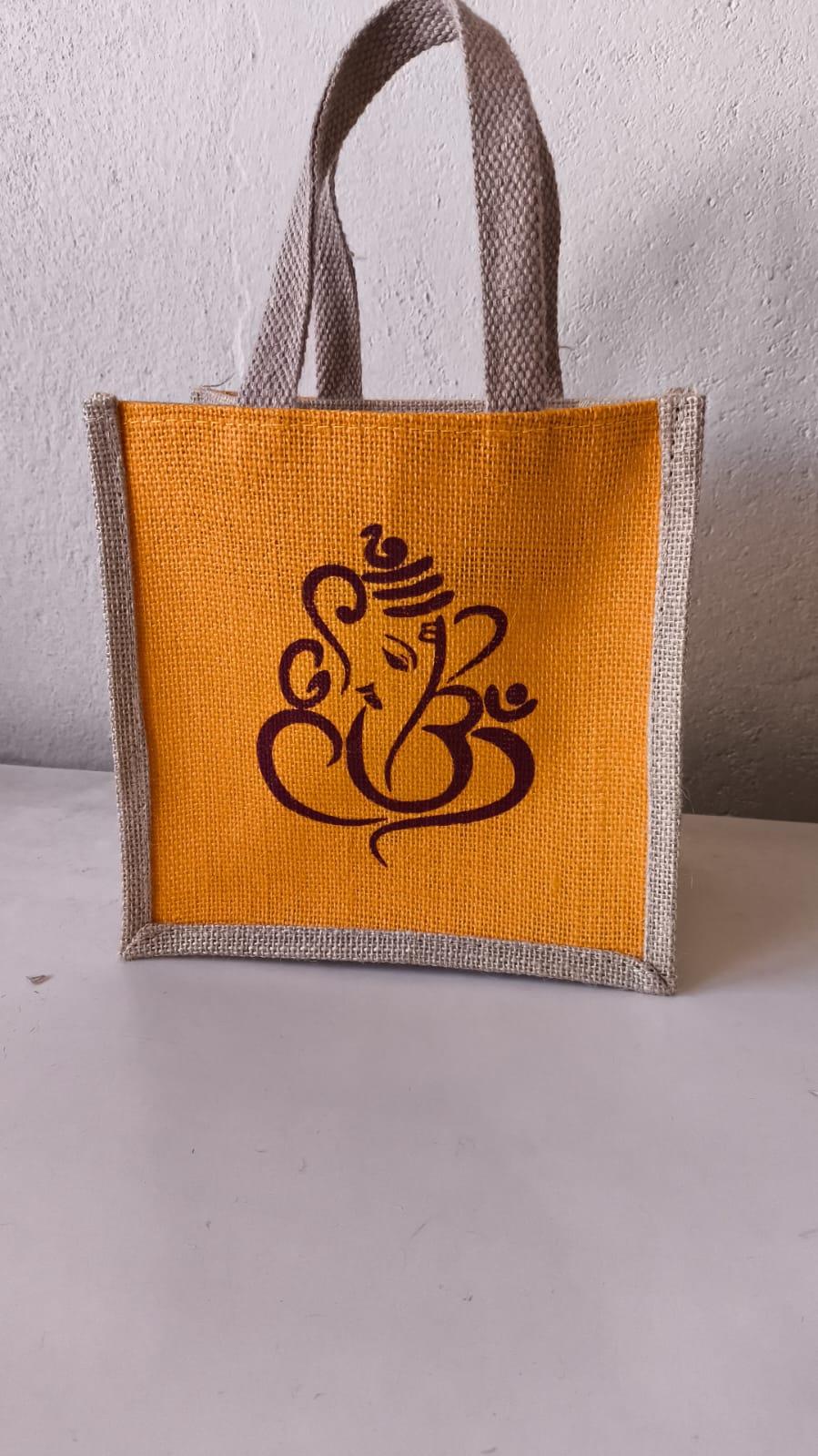return gift jute bag