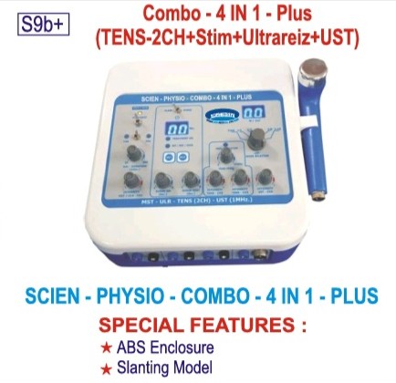 COMBO 4 IN 1 - PLUS (ULTRASOUND THERAPT+TENS-2CH+STIMULATOR+ULTRA REIZ CURRENT