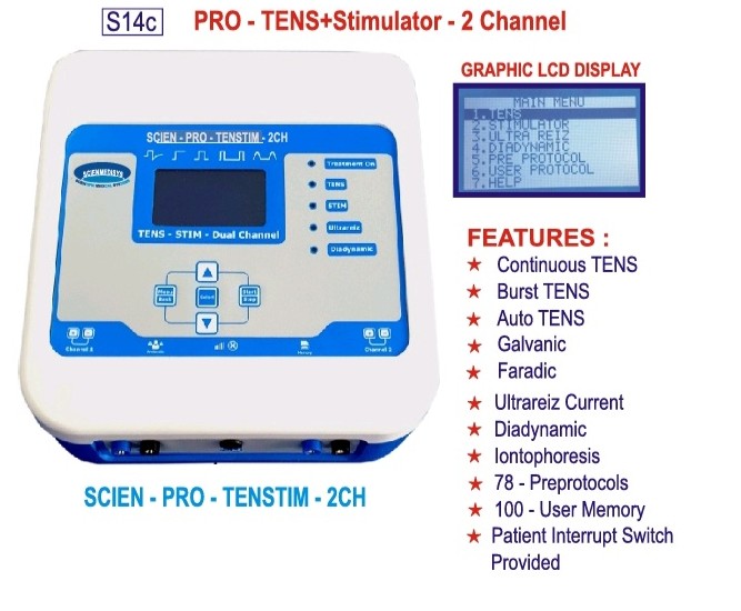 PRO-TENS+STIMULATOR-2 CHANNEL