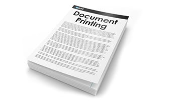 Document Black & White Print