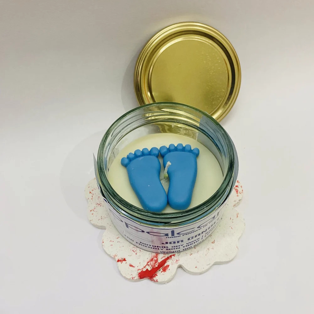 Baby Feet Candle