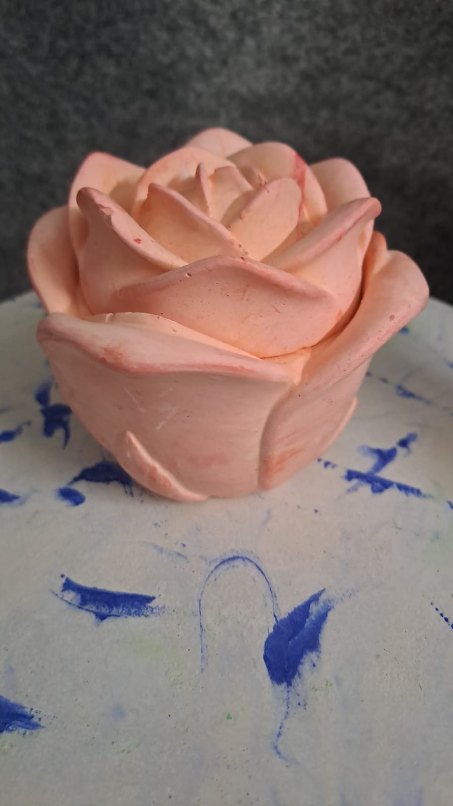  Rose Scented Concrete Jar Candle
