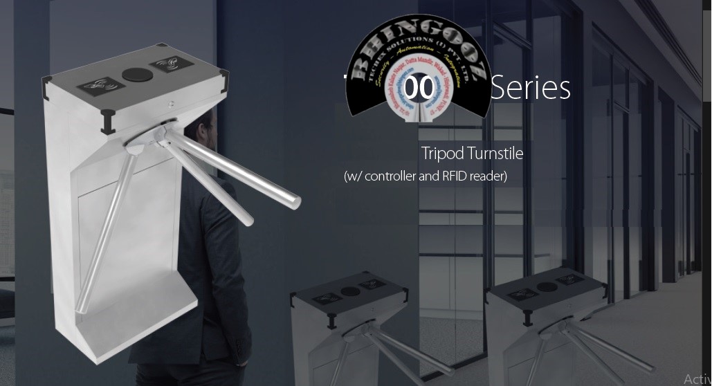 TRIPOD OR DROP ARM TRUNSTILE BARRIER FOR ENTRY MANAGEMENT