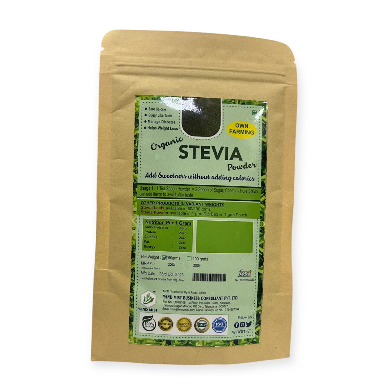 Stevia Dry Leaves Powder