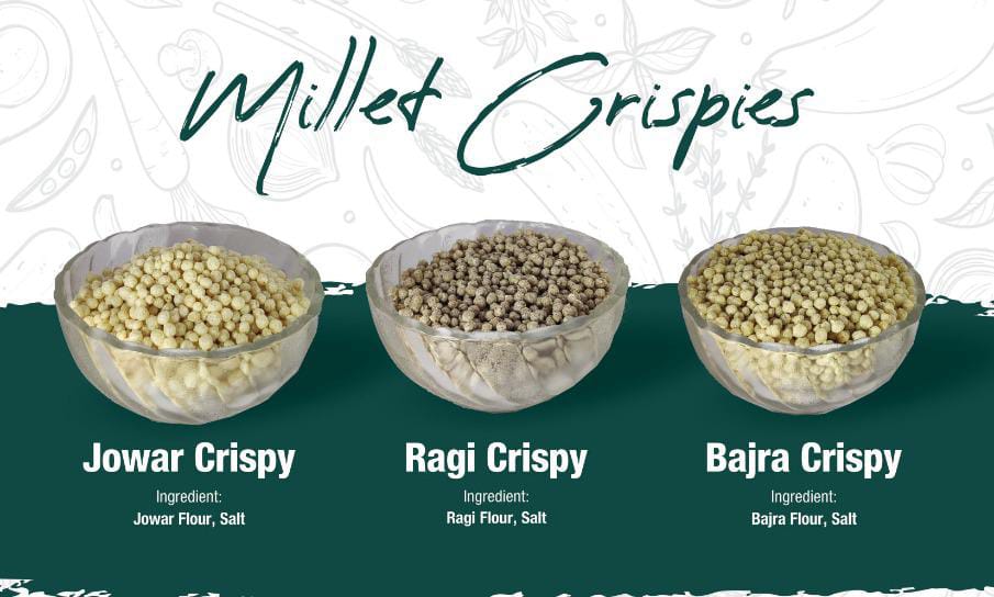 Jowar, Bajra, Ragi crispy