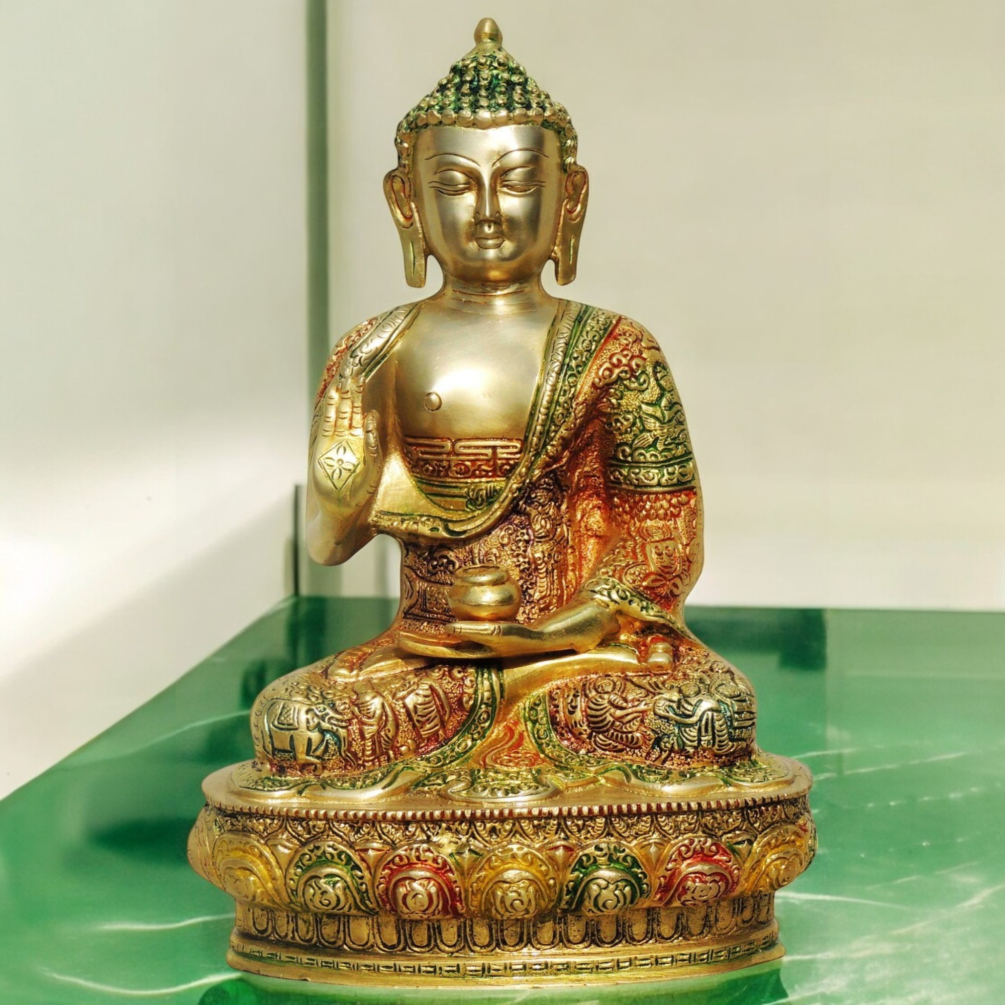 Brass statues