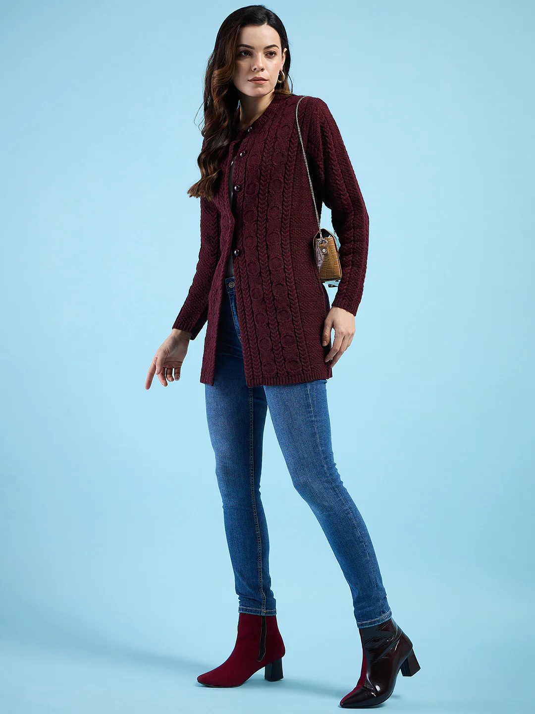 ladies long sweater