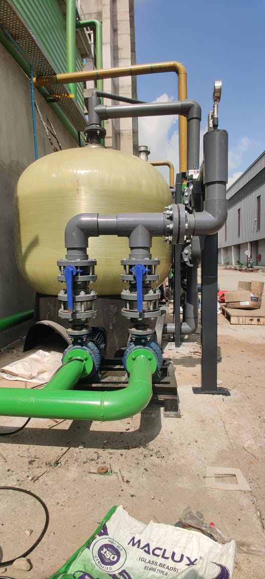 Media filtration - Sand filter, Dual media filter, Carbon filter, Side Stream Filter