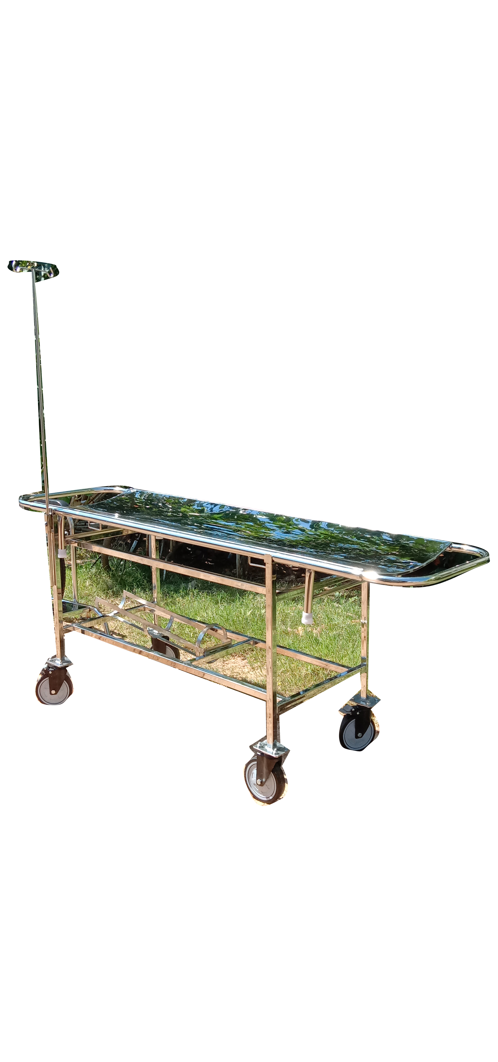 stainless steel  stretcher on Trolley