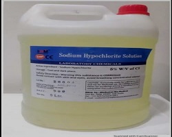 Sodium hypochlorite (NaClO)