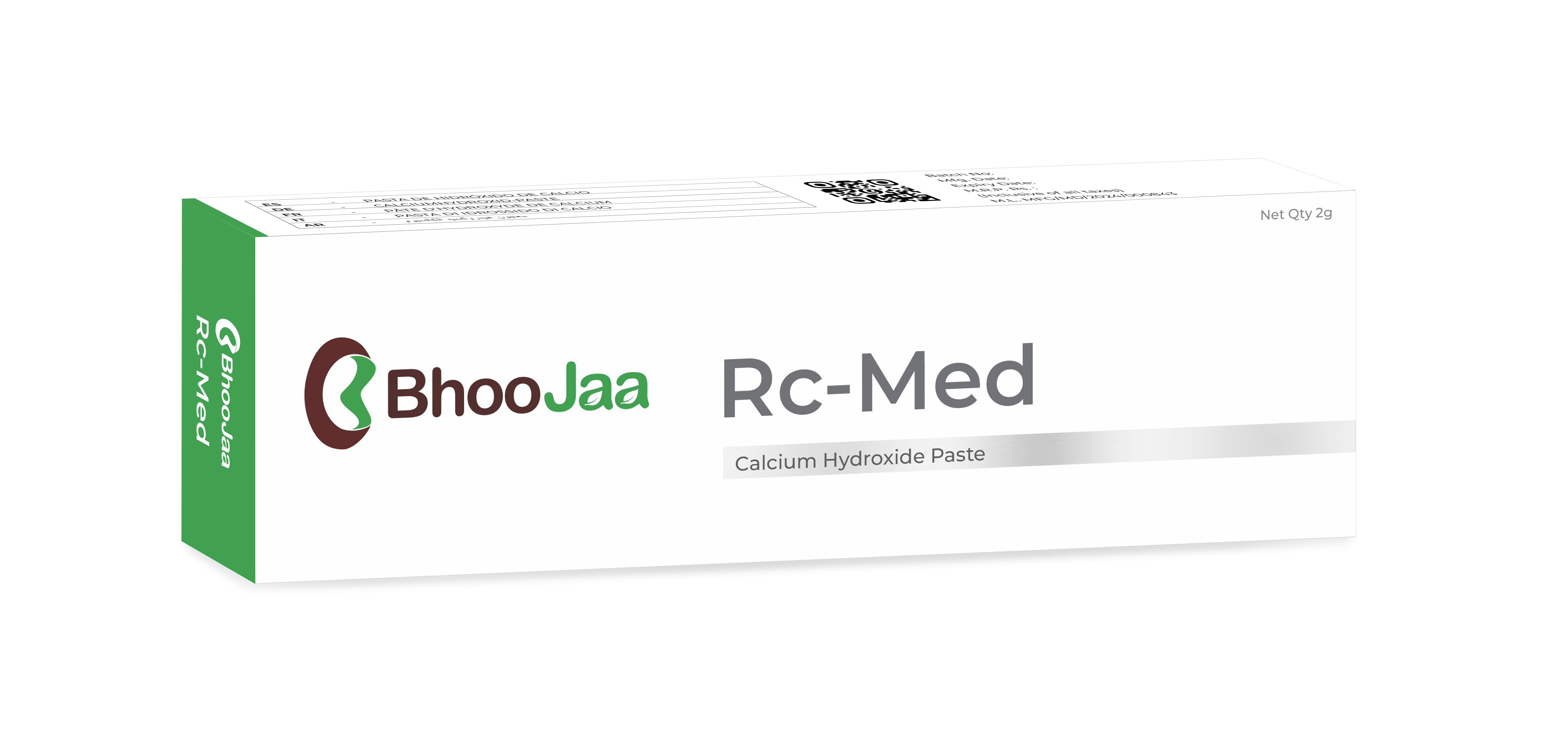 BhooJaa RC MED 2g | calcium Hydroxide paste