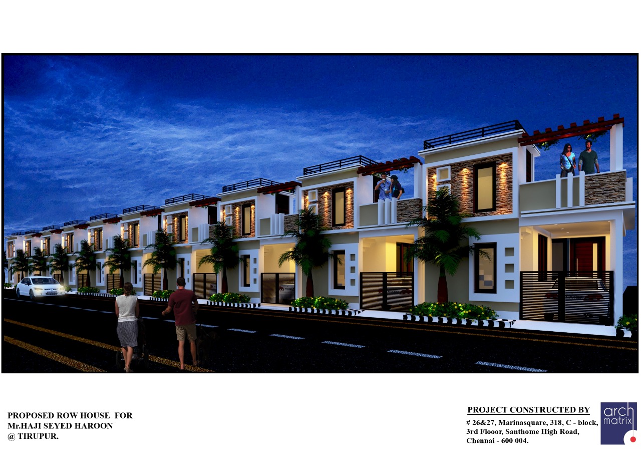 Row houses at trippur
