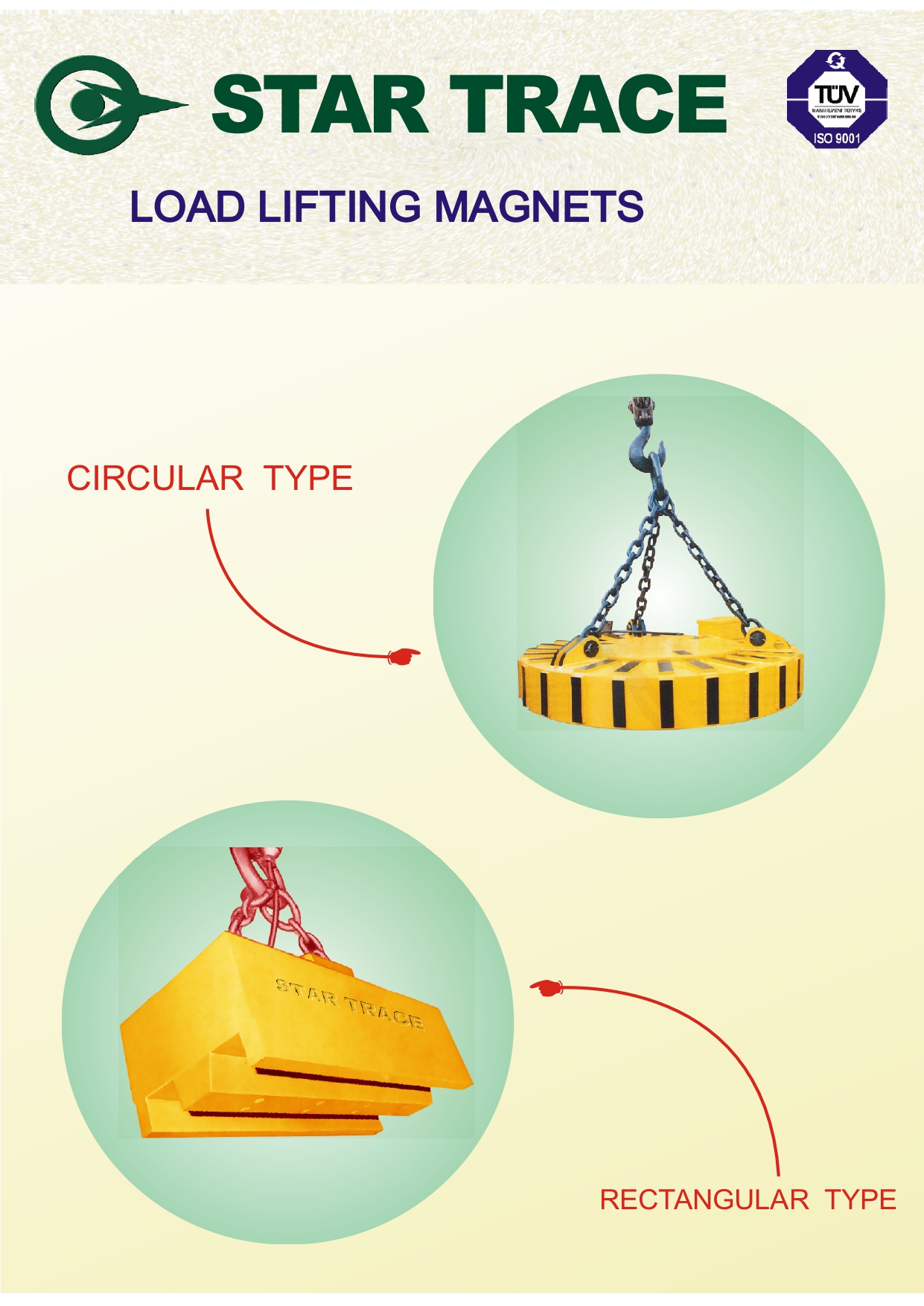 CIRCULAR LIFTING MAGNET STR 203