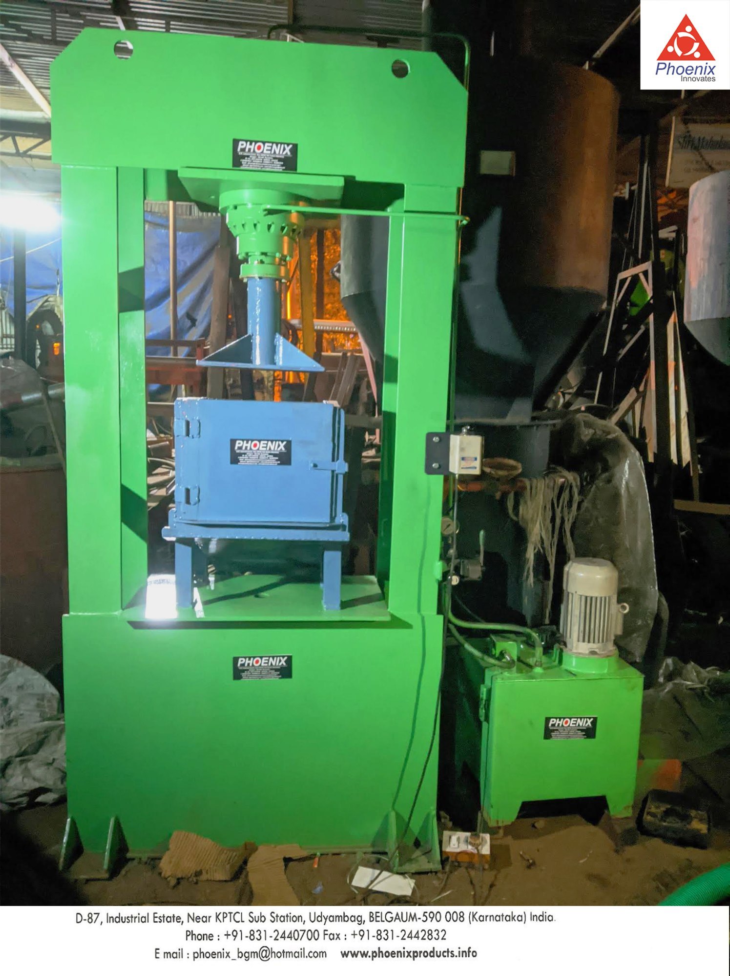 Banana Waste Briquets making machine  