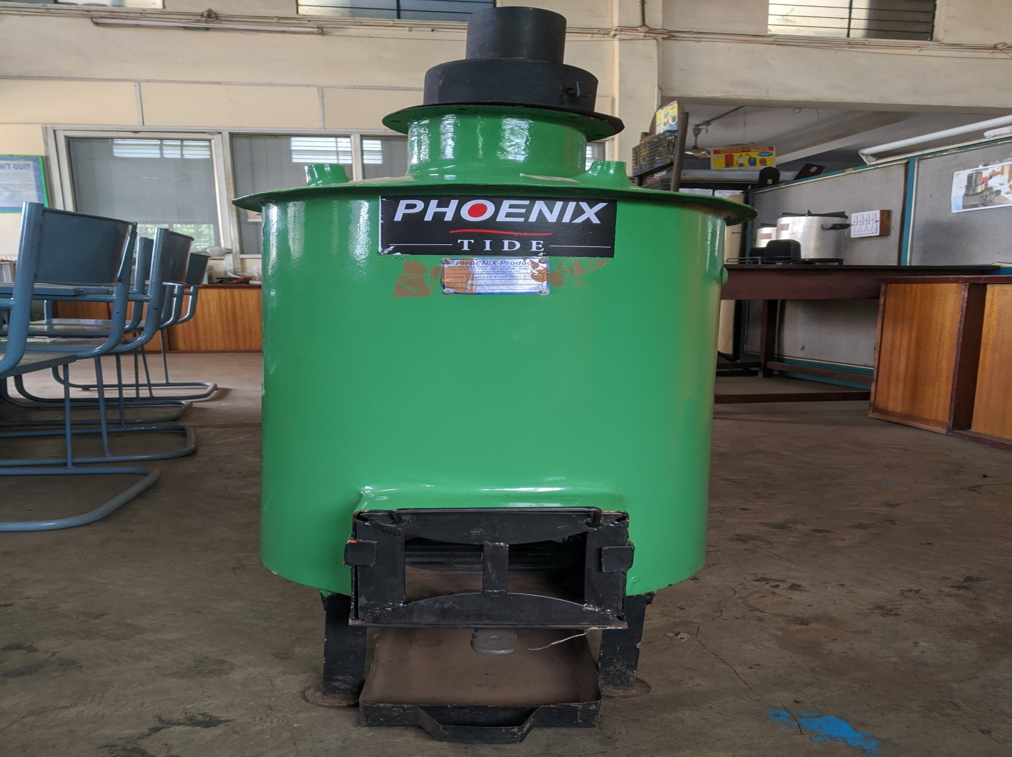 Biomass Water Heater - Puff insulated 20 litter with stand 