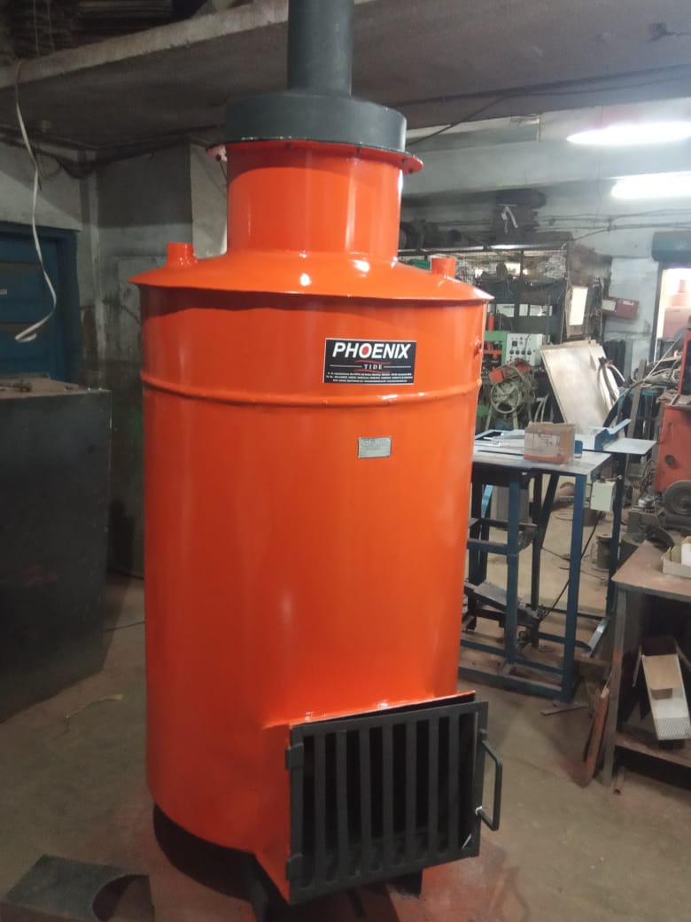 Biomass Water Heater Puff Insulated 500 Litters 