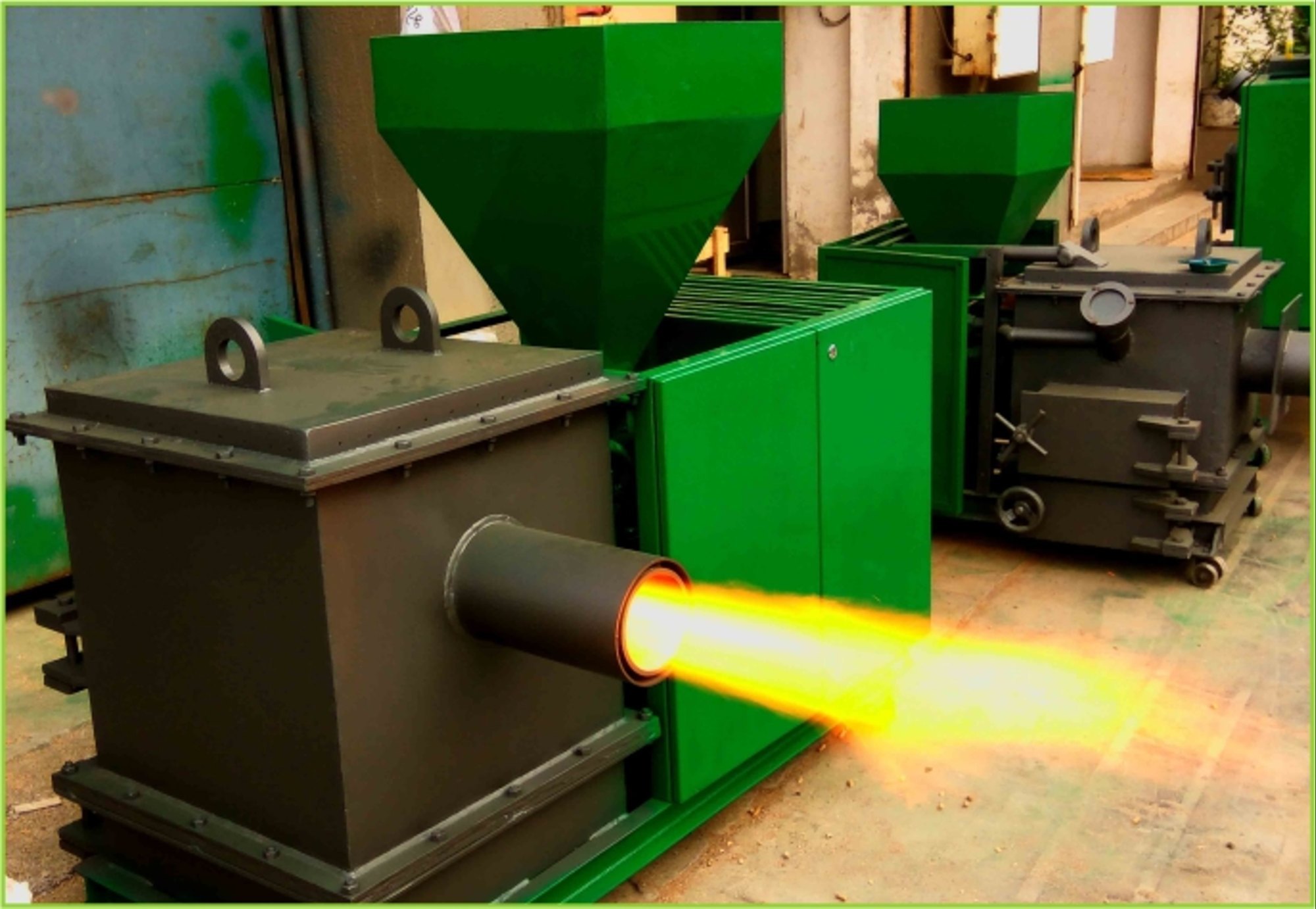 Pellet Burner 3 Ton  sand Dryer 