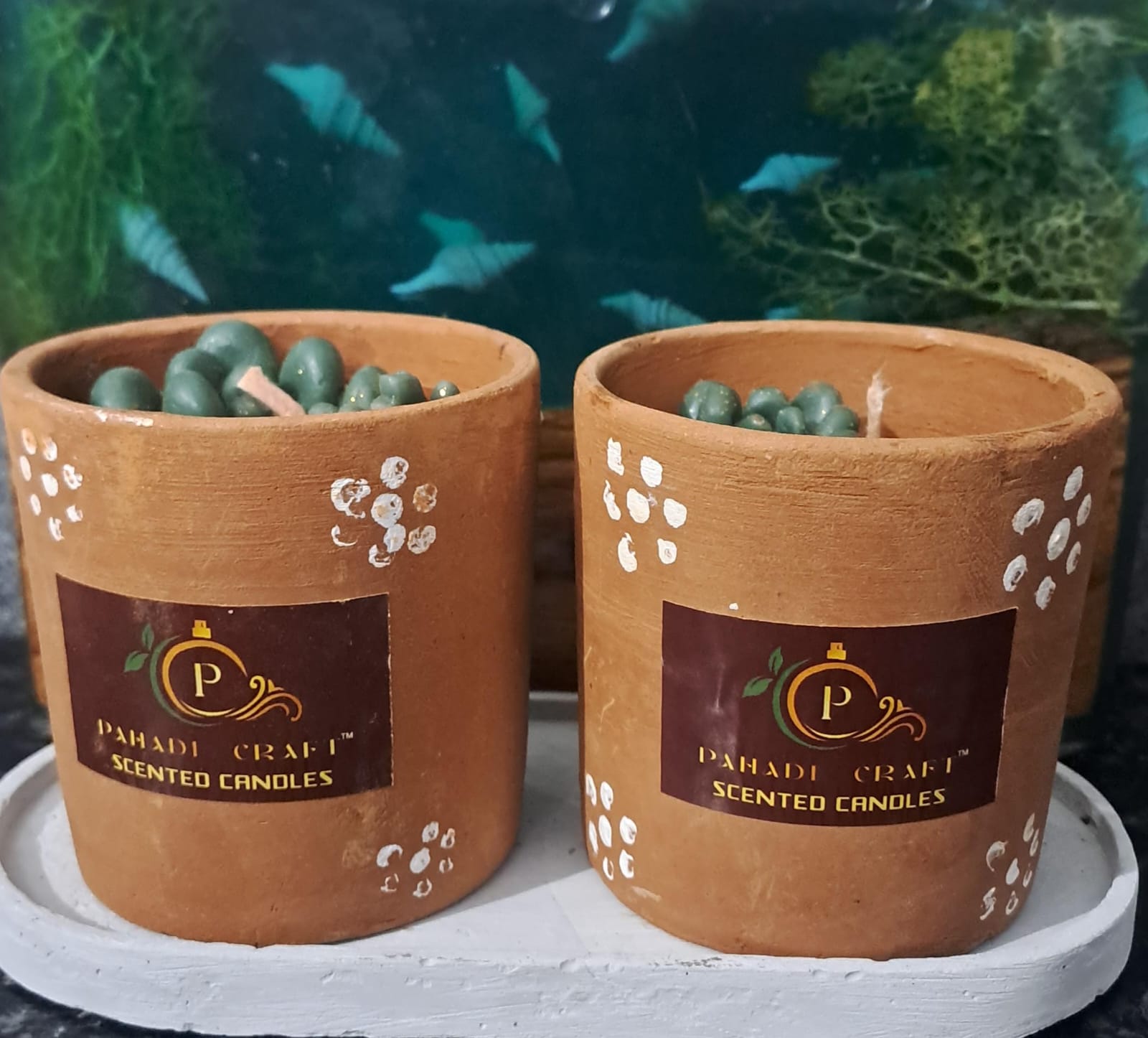 Teracotta mosquito repellent candle