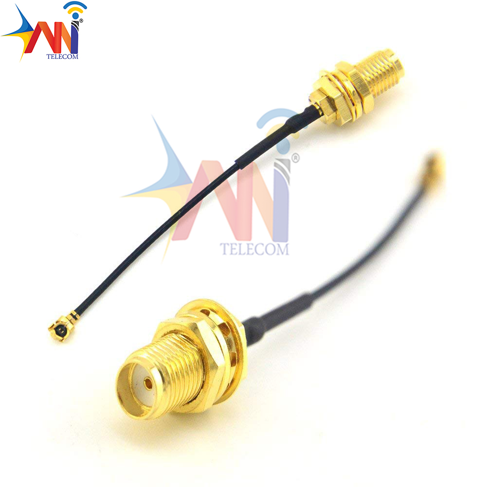 3AN® RF Connector Pigtail Cable SMA Female Bulkhead to UFL./ipx Extension Cable 1.13 Cable 5cm 