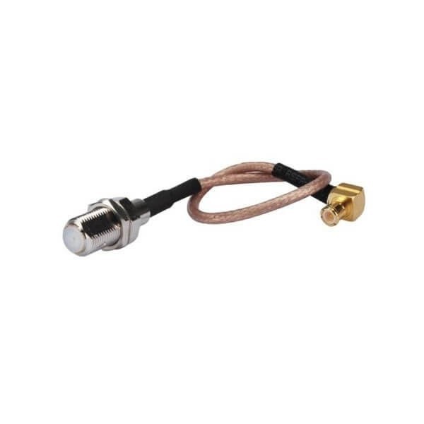 MCX Cable Right Angle To F Female RG316 10CM