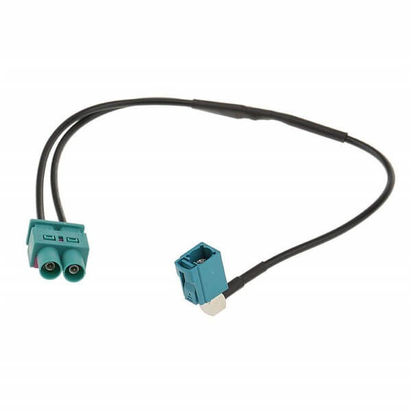 Fakra 2-Male To Female GPS Navigation Extension Cable 