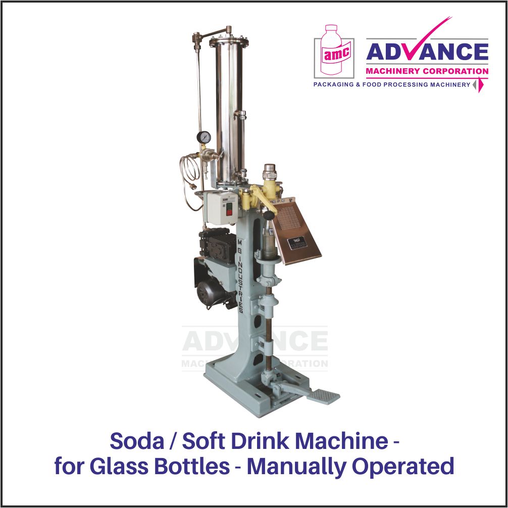 Soda / Soft Drink Making Machine for Glass Bottles - Manual