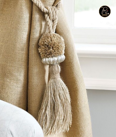 Natural Jute Tieback